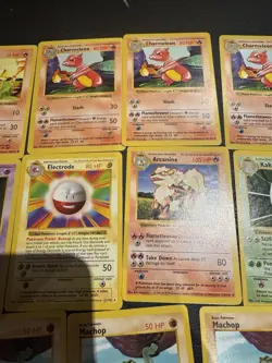 1999 Pokemon Shadowless Vintage Lot Of 11 Cards Charmsnder, 3 Charmeleon Etc - Image 3