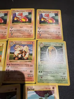 1999 Pokemon Shadowless Vintage Lot Of 11 Cards Charmsnder, 3 Charmeleon Etc - Image 4
