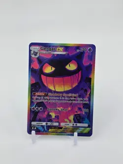 FAN-ART READ DESCRIPTION BELOWHOLO Gengar Card Gengar Pokemon Card p1 - Image 1