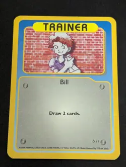 LP Bill Holo Funskool 2004 India Vintage Pokemon Card - Image 1