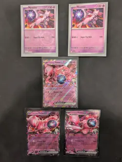 Lot Of Five (5) Mewtwo Cards - Image 1
