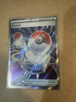 Switch 123/094 Double Rare Phantasmal Flames Pokemon TCG NM Card Pokemon - Image 2