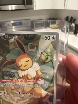 Pokemon TCG Eevee SVP 173 Prismatic Evolutions ETB Black Star Promo Card NM/M - Image 4