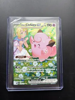 Lillie's Clefairy ex 184/159 Sv09: Journey Together Holo PSA 10 Contender !!!!!￼ - Image 1