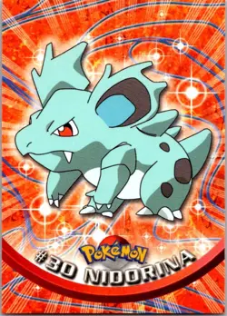 2000 Topps Chrome Pokemon #30 Nidorina - Image 1