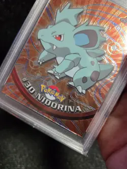 PSA 10 2000 Pokemon Game Topps Chrome Nidorina TV Rare GEM MINT Base Set #30 - Image 4
