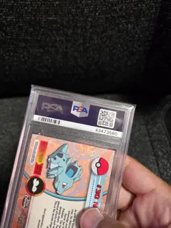 PSA 10 2000 Pokemon Game Topps Chrome Nidorina TV Rare GEM MINT Base Set #30 - Image 5