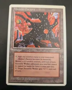 Mishra's Factory Core Set 4th Edition MTG Regular Near Mint - Image 1