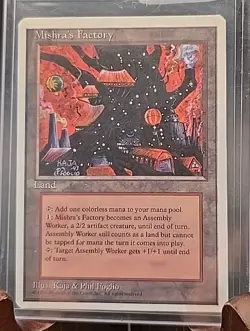 Mishra's Factory Core Set 4th Edition MTG Regular Near Mint - Image 3