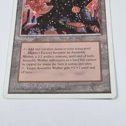 Mishra's Factory - LP - Magic the Gathering Fourth Edition - Image 3