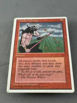 Winds of Change 4th Edition MTG-Lightly Played Excellent-Vintage Magic - Image 3