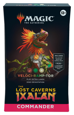 Magic the Gathering - Lost Caverns of Ixalan - Veloci-Ramp-Tor Commander Deck - - Image 1