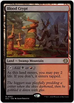 MTG Lorwyn Eclipsed Blood Crypt (Rare) - Image 1