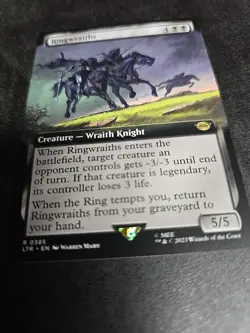 MTG Ringwraiths *EXTENDED ART* The Lord of the Rings 0385 Pack Fresh - Image 1