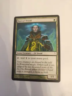 Mtg Coldsnap Boreal Druid (Never Played) - Image 1