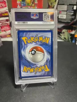 2025 Pokemon Destined Rivals Team Rocket's Meowth Full Art PSA 10 203/182 - Image 2