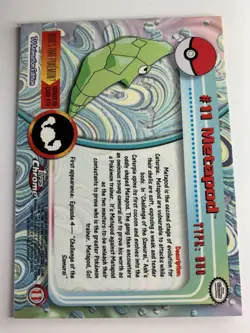 2000 Topps Chrome Pokemon Series 1 #11 Metapod (B) FREE COMBINED SHIPPING - Image 2