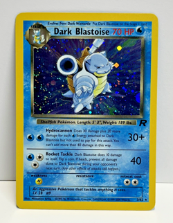 Pokemon Dark Blastoise 3/82 Team Rocket Holo Rare 70 HP Wizards of the Coast - Image 1