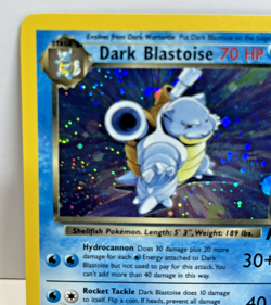 Pokemon Dark Blastoise 3/82 Team Rocket Holo Rare 70 HP Wizards of the Coast - Image 3