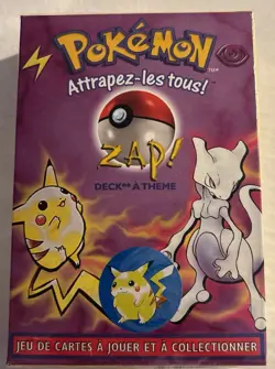 1st Edition Pokemon Base Set Starter Theme Deck Factory Sealed WoTC FRENCH - Image 1