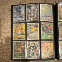 Pokemon TCG Binder Lot Pikachu Raichu Lycanroc GX Blastoise EX Holo Foil - Image 1