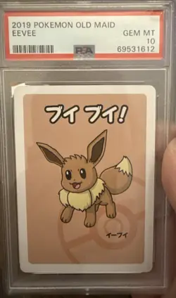 Pokemon 2019 Old Man Eevee Japan Pokemon Card Collectible PSA 10 GEM-MT - Image 1