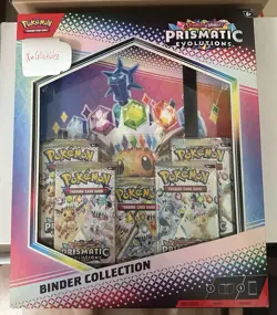 Pokemon TCG SV8.5 Prismatic Evolutions Binder Collection Box Factory Sealed - Image 1