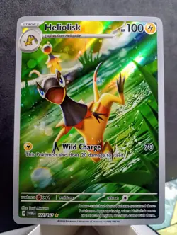 Pokemon TCG: Heliolisk #177/167 Twilight Masquerade Illustration Rare Full Art - Image 1