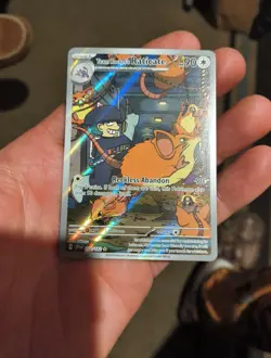 Pokemon TCG Team Rockets Raticate 202/182 Illustration Rare Destined Rivals NM - Image 2