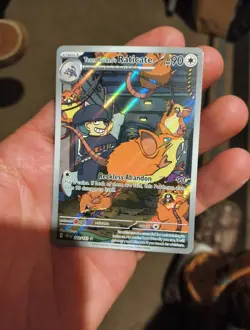 Pokemon TCG Team Rockets Raticate 202/182 Illustration Rare Destined Rivals NM - Image 3