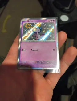Ralts 153/091 Scarlet&Violet Paldean Fates Rare Shiny Holo Pokemon TCG NM/Mint - Image 4