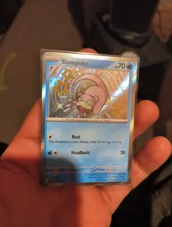 Pokemon TCG Slowpoke 116/091 Sv: Paldean Fates Holo Shiny Rare NM Paldean Fates - Image 4