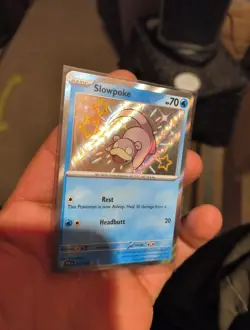 Pokemon TCG Slowpoke 116/091 Sv: Paldean Fates Holo Shiny Rare NM Paldean Fates - Image 5