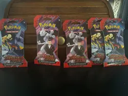 pokemon Destined Rivals booster pack Scarlet and Violet set of 5 - Image 1