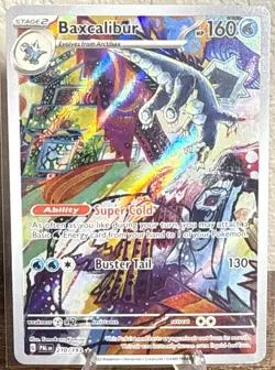 Pokemon TCG Baxcalibur Illustration Rare SV02: Paldea Evolved 210/193 NM - Image 1