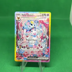 Sylveon ex Sir 156/131 Sv: Prismatic Evolutions Pokemon TCG Special Illustration - Image 1