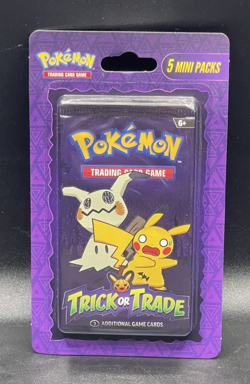 Pokemon TCG - Trick Or Trade - 5 Mini Booster Blister Packs Factory Sealed New - Image 1