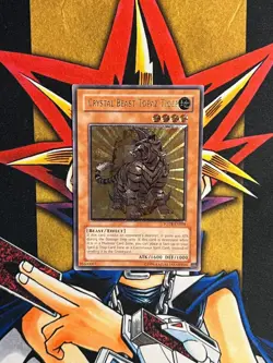 FOTB-EN004 Crystal Beast Topaz Tiger Ultimate Rare E0URO ENHANCED VLP Yugioh - Image 2