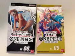 Bandai One Piece CCG Starter Deck 8 & 9 - Monkey D Luffy and Yamato - Brand New - Image 2