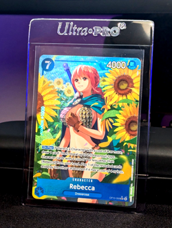 One Piece OP10-058 Rebecca SR Alt Art Parallel Royal Blood English - Image 1