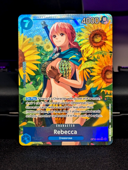 One Piece OP10-058 Rebecca SR Alt Art Parallel Royal Blood English - Image 2