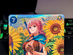 One Piece OP10-058 Rebecca SR Alt Art Parallel Royal Blood English - Image 3
