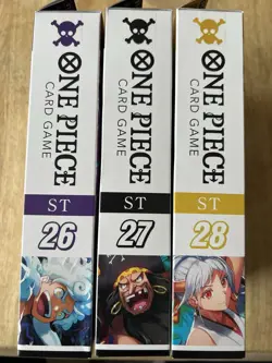 ONE PIECE ENGLISH TCG: Starter Deck Bundle ST-26-27-28 English Ver. Monkey - Image 1
