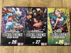 ONE PIECE ENGLISH TCG: Starter Deck Bundle ST-26-27-28 English Ver. Monkey - Image 2