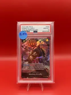 2023 One Piece OP04-090 Monkey D Luffy Kingdoms Of Intrigue Alt Art / RARE - Image 1