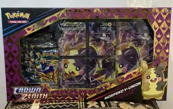 Pokemon TCG Crown Zenith Morpeko V-Union Premium Playmat Collection Box - Image 1