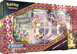 Pokemon TCG Crown Zenith Morpeko V-Union Premium Playmat Collection Box - Image 1