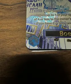 One Piece TCG Boeuf Burst (Alternate Art) OP12-060 Alt Legacy of the Master Foil - Image 3