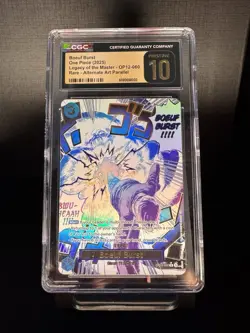 BOEUF BURST OP12-060 LEGACY OF THE MASTER ALT EVENT ONE PIECE TCG PRISTINE 10 - Image 1