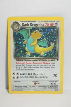 Dark Dragonite 5/110 Rare Holo - LP - Legendary Collection Pokemon Card - Image 1
